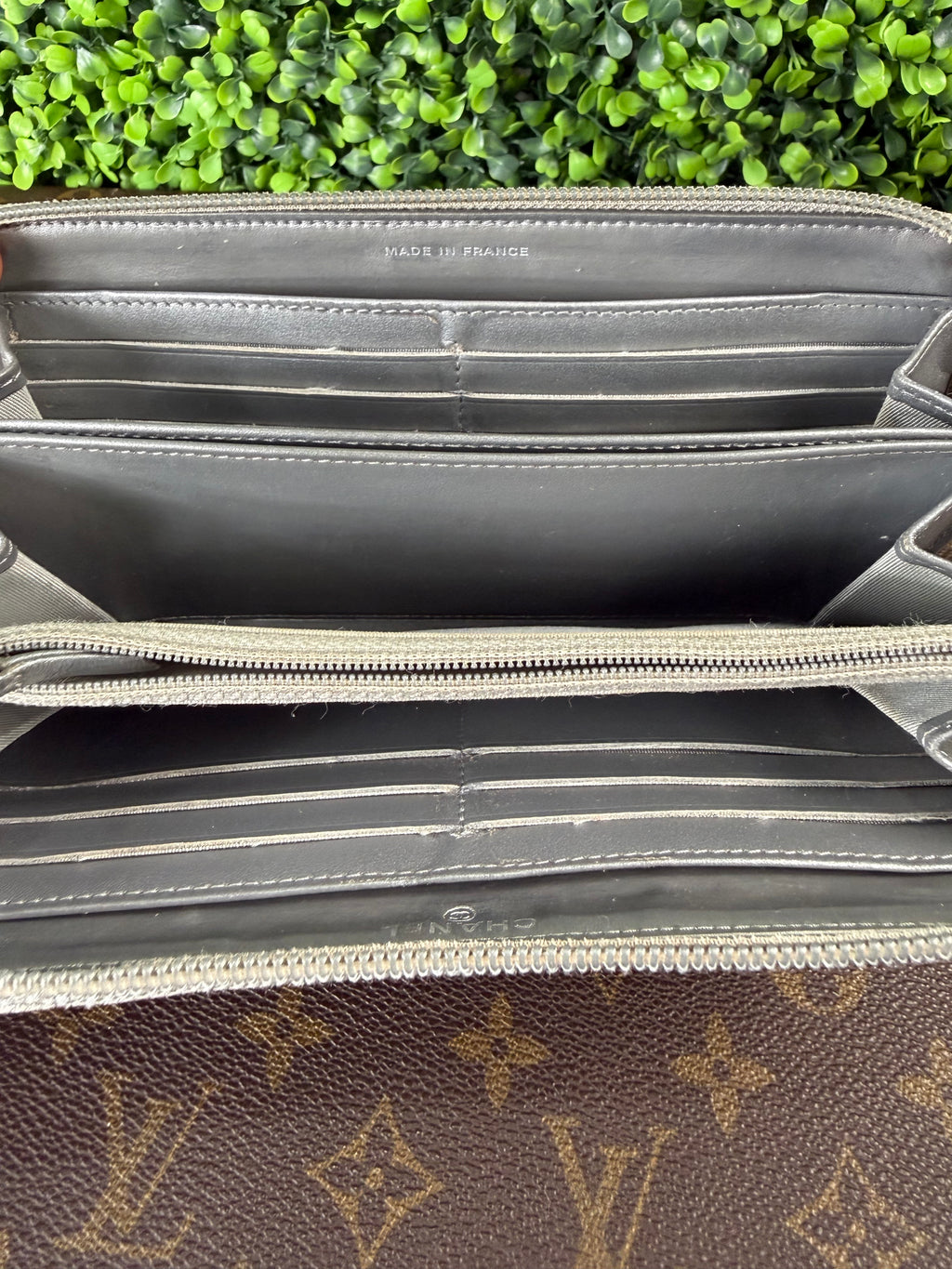 Chanel Boy Wallet Silver