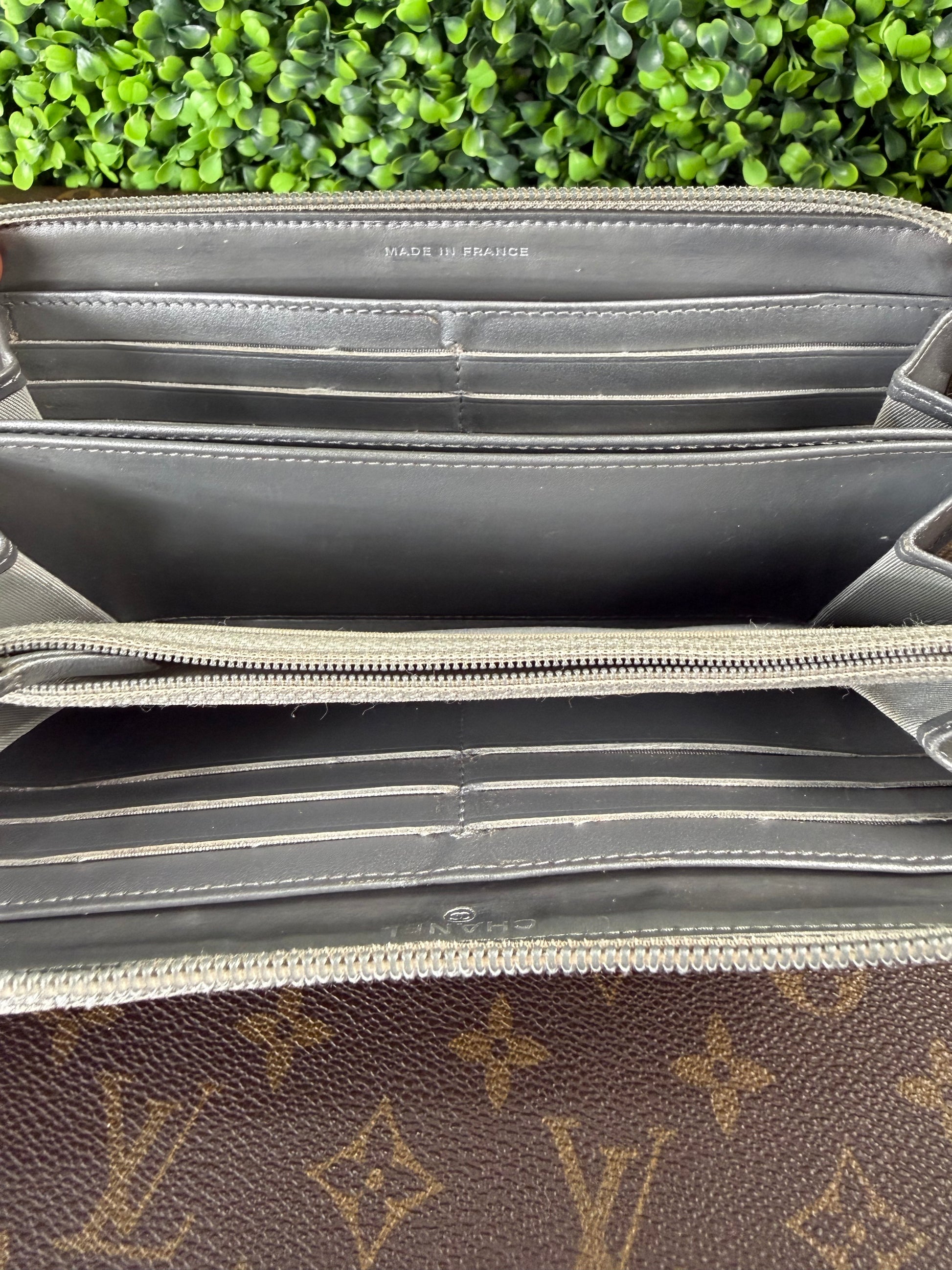 Chanel Boy Wallet Silver