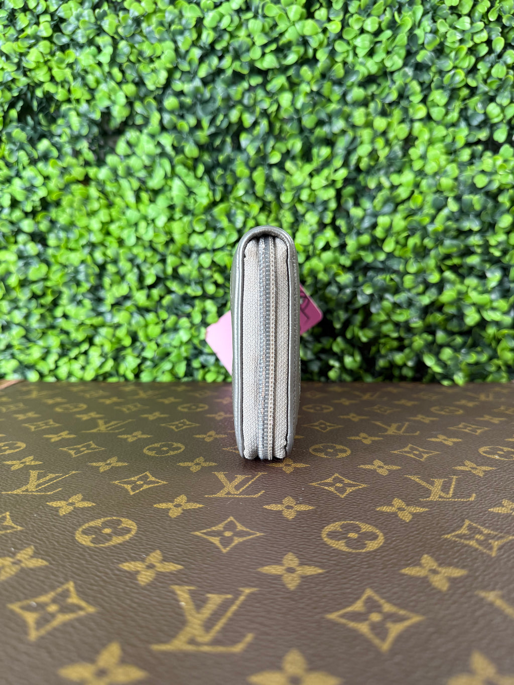 Chanel Boy Wallet Silver