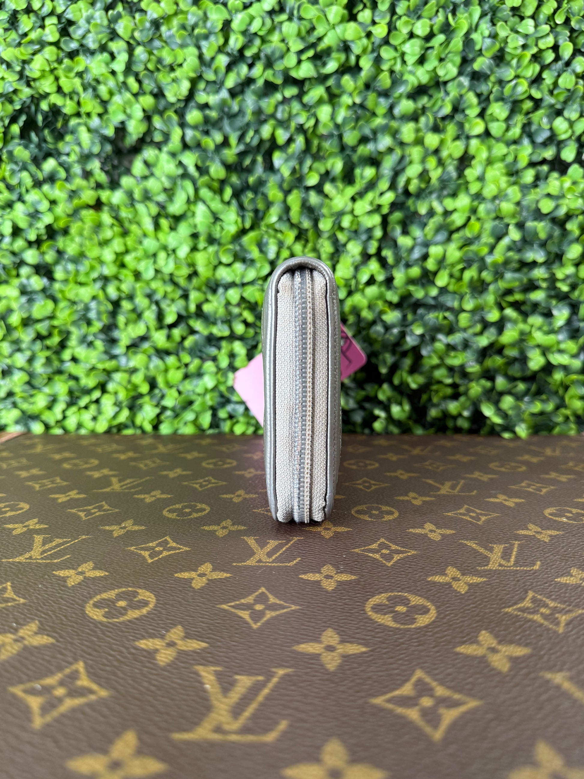 Chanel Boy Wallet Silver