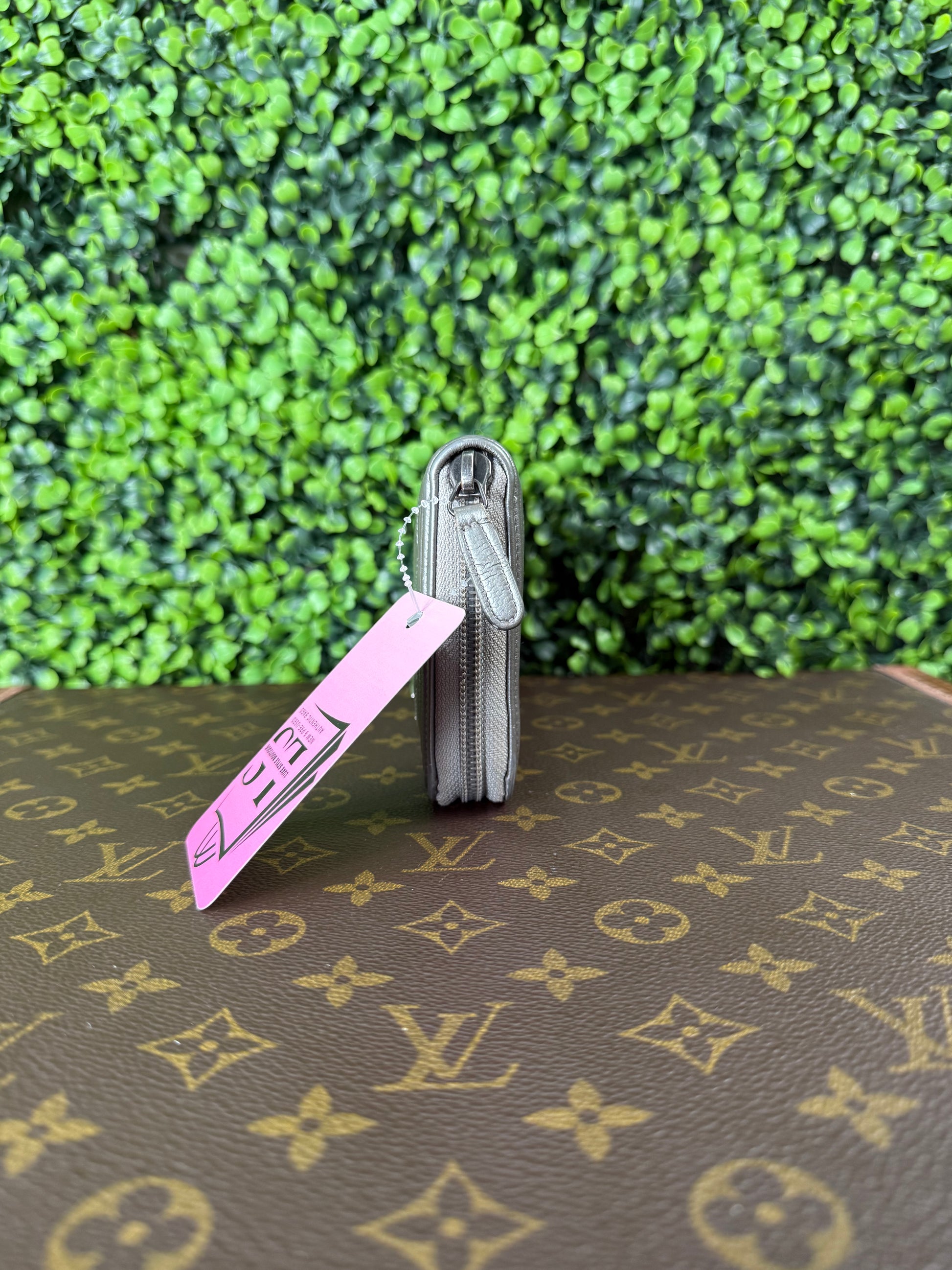 Chanel Boy Wallet Silver