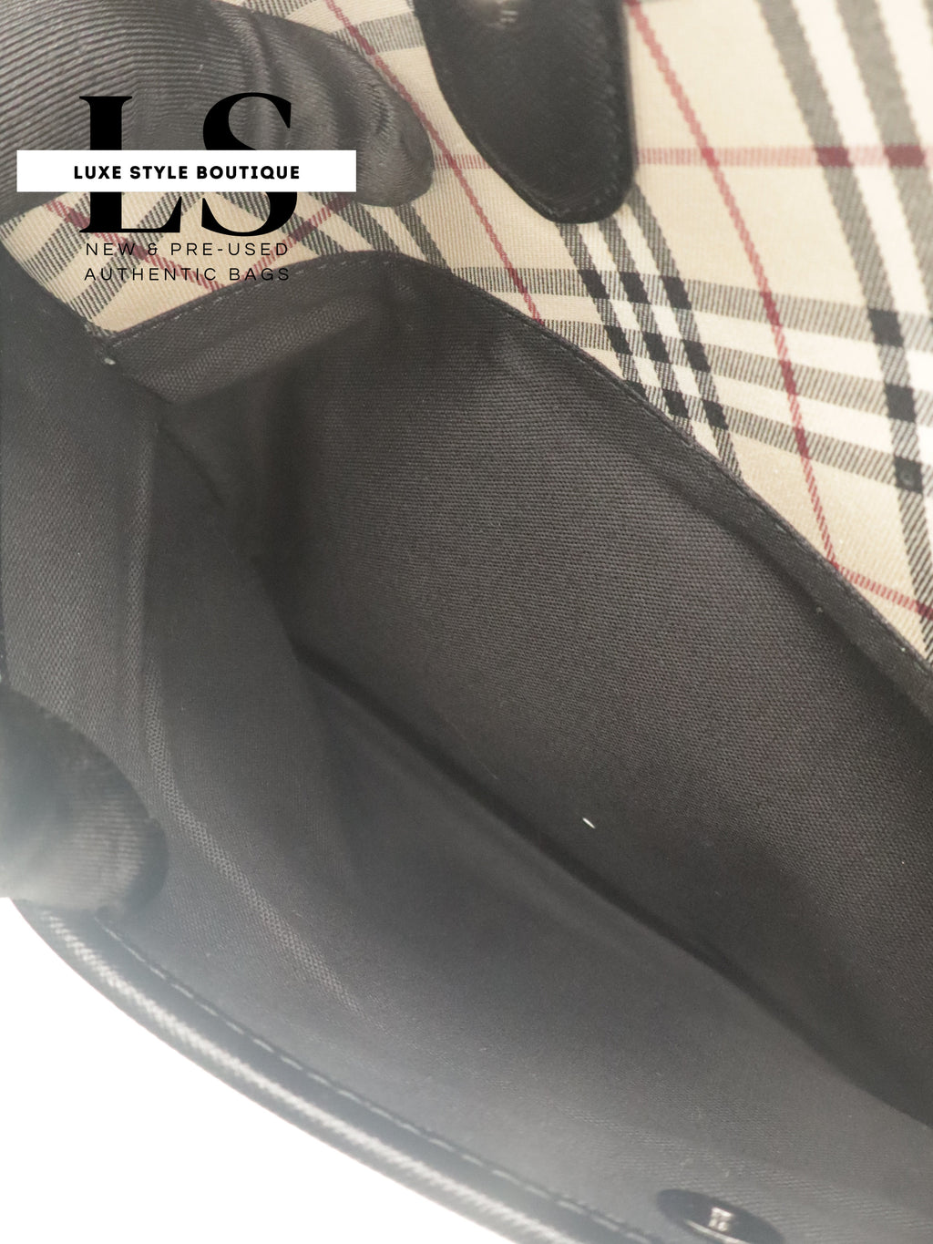 Burberry Nova Check Canvas Tote