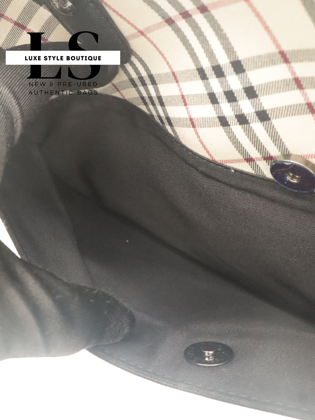 Burberry Nova Check Canvas Tote
