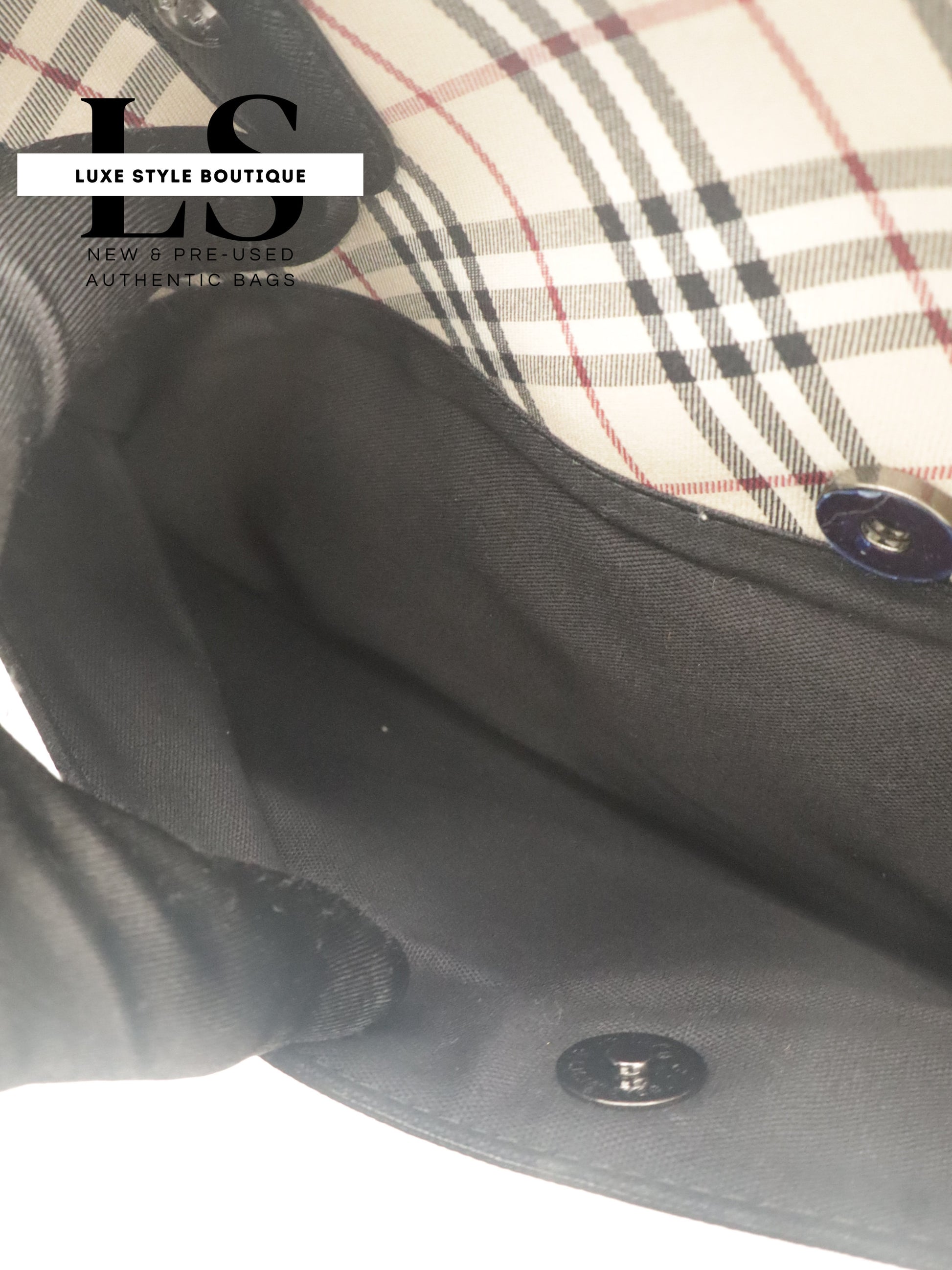 Burberry Nova Check Canvas Tote