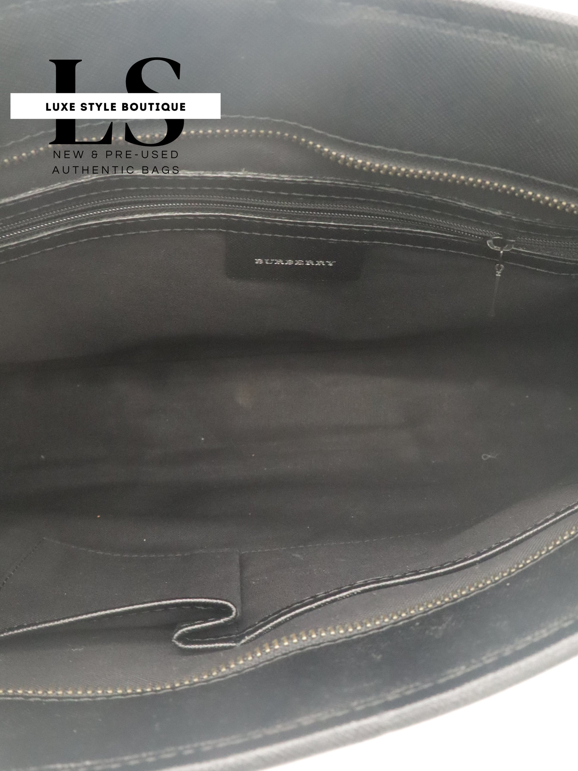 Burberry Nova Check Canvas Tote