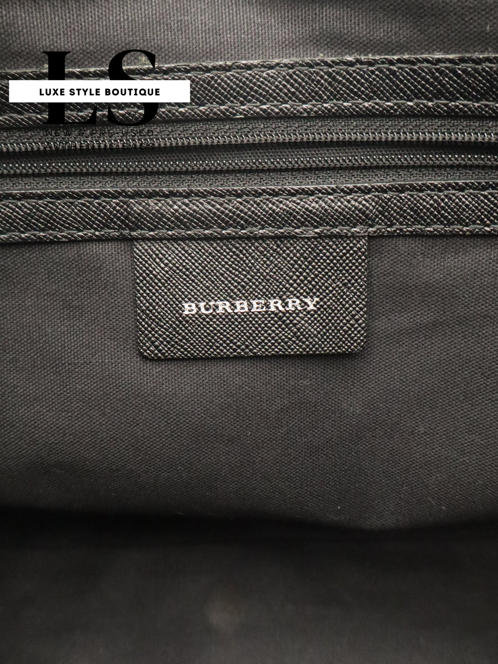 Burberry Nova Check Canvas Tote