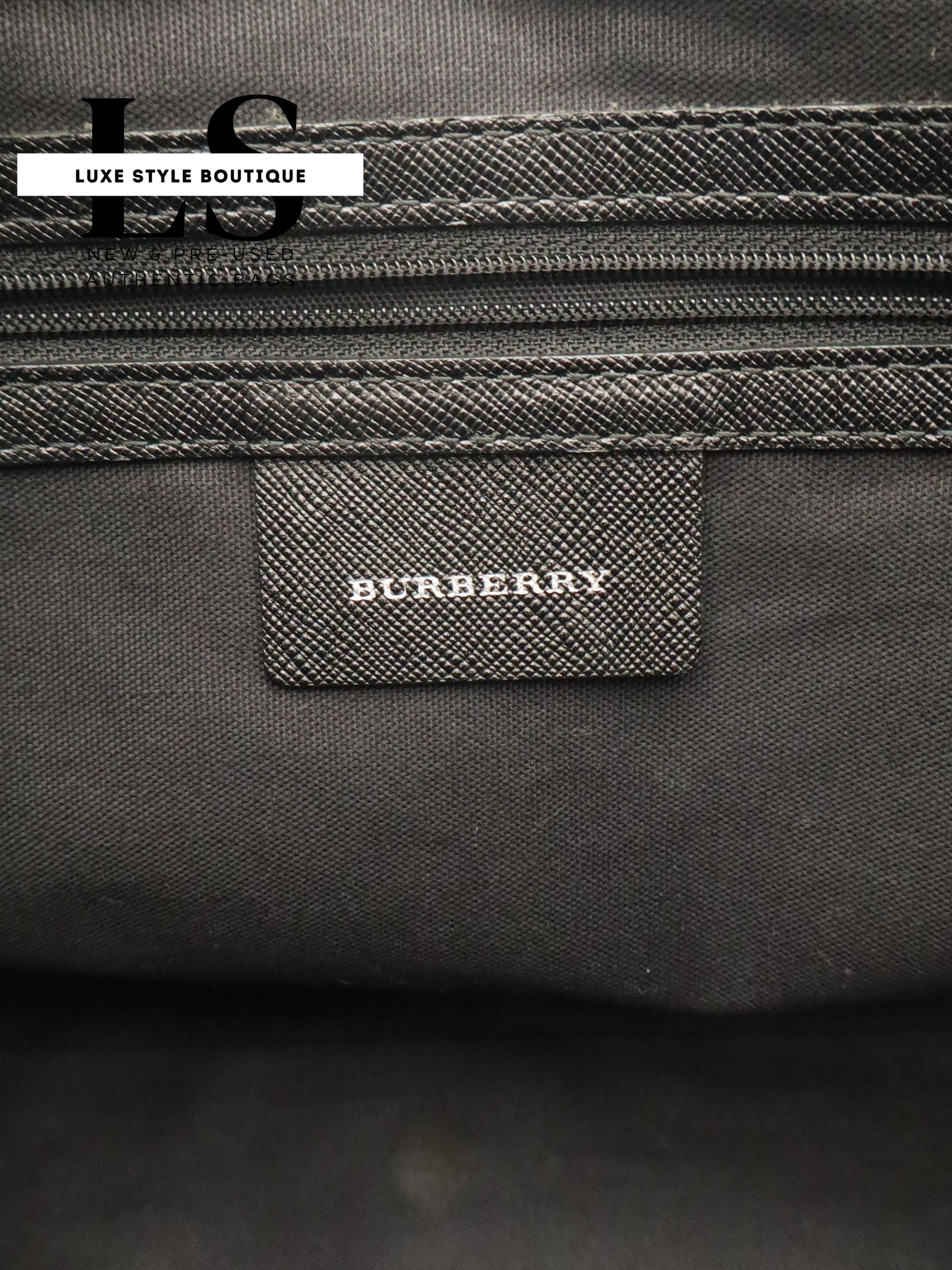 Burberry Nova Check Canvas Tote