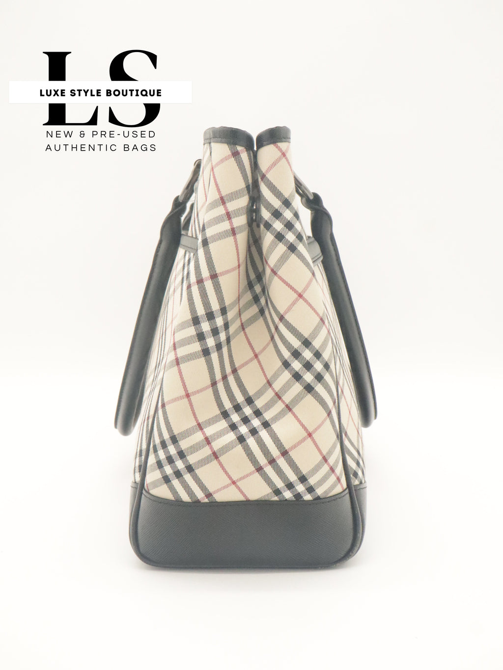 Burberry Nova Check Canvas Tote