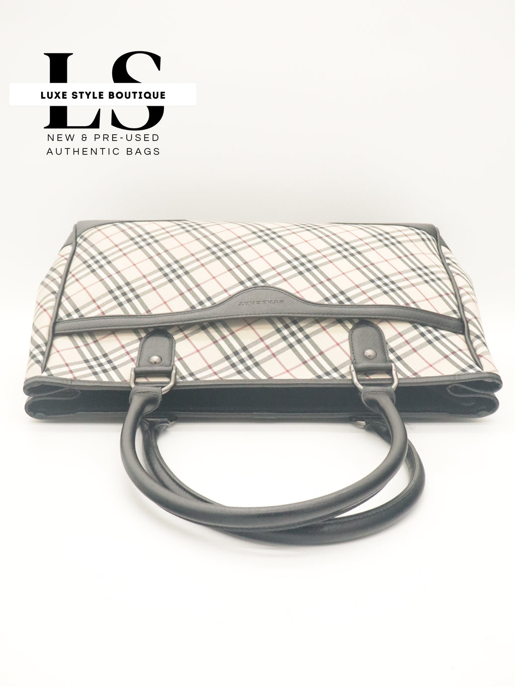 Burberry Nova Check Canvas Tote