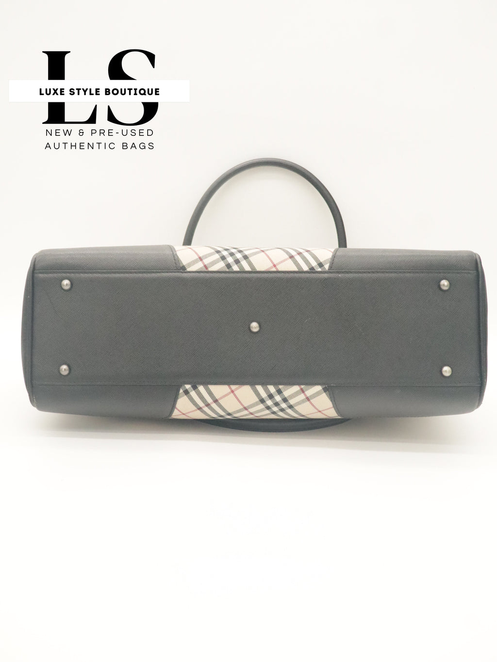 Burberry Nova Check Canvas Tote
