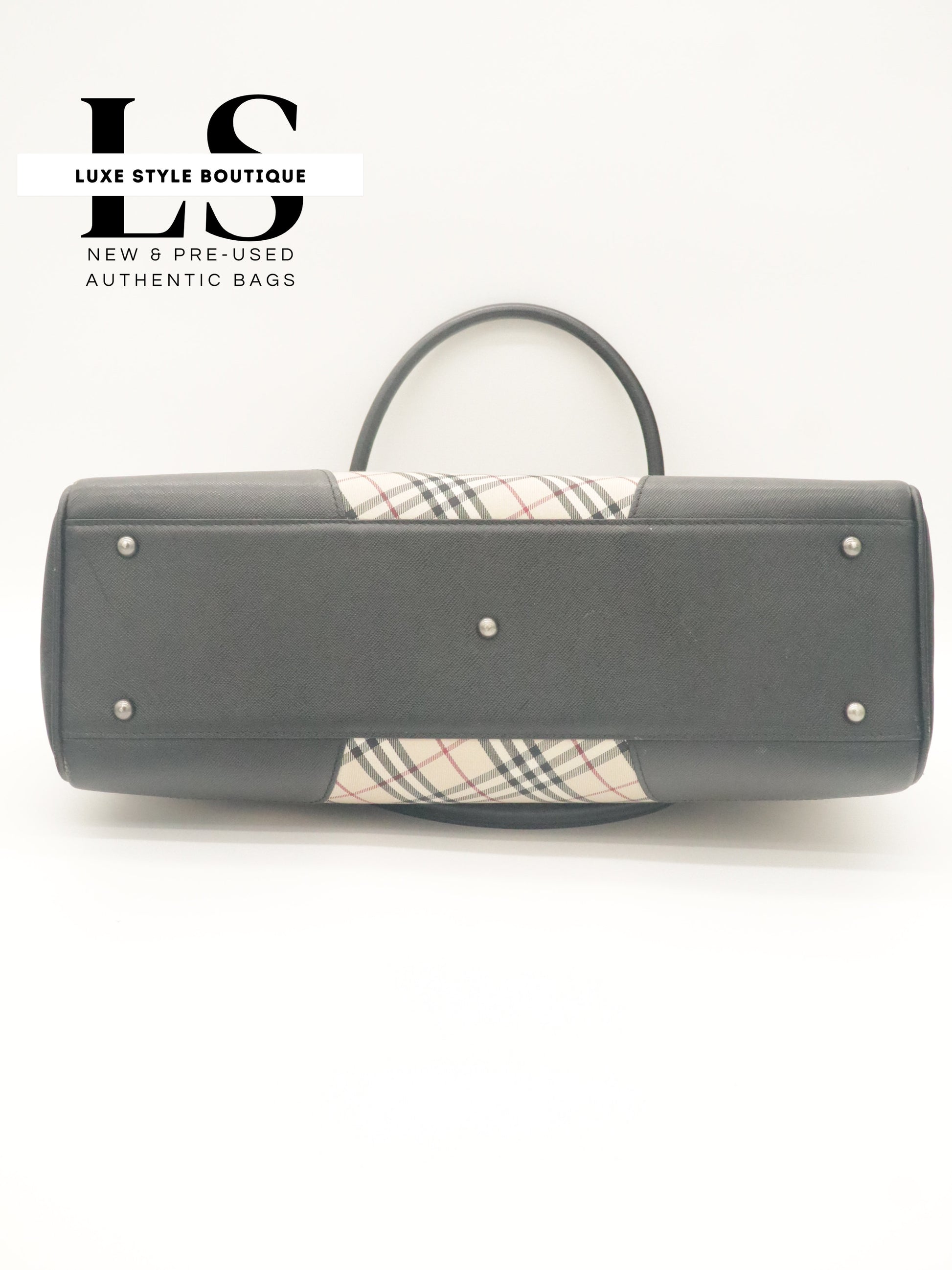 Burberry Nova Check Canvas Tote