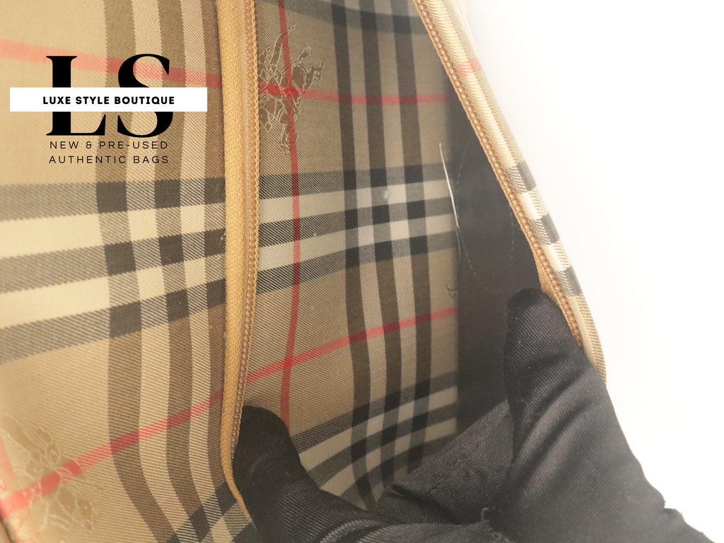 Burberry Nova Check Travel Bag