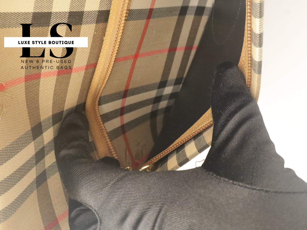 Burberry Nova Check Travel Bag