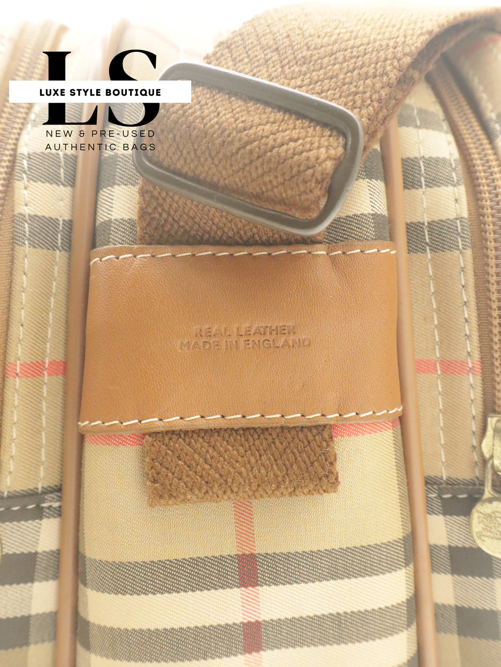 Burberry Nova Check Travel Bag