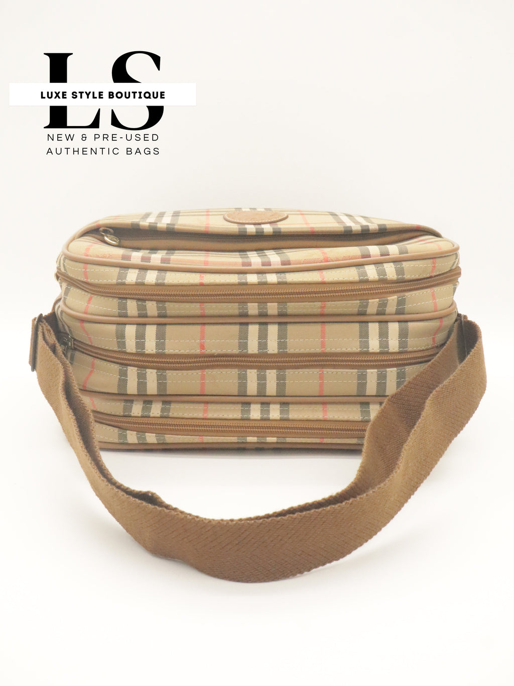 Burberry Nova Check Travel Bag