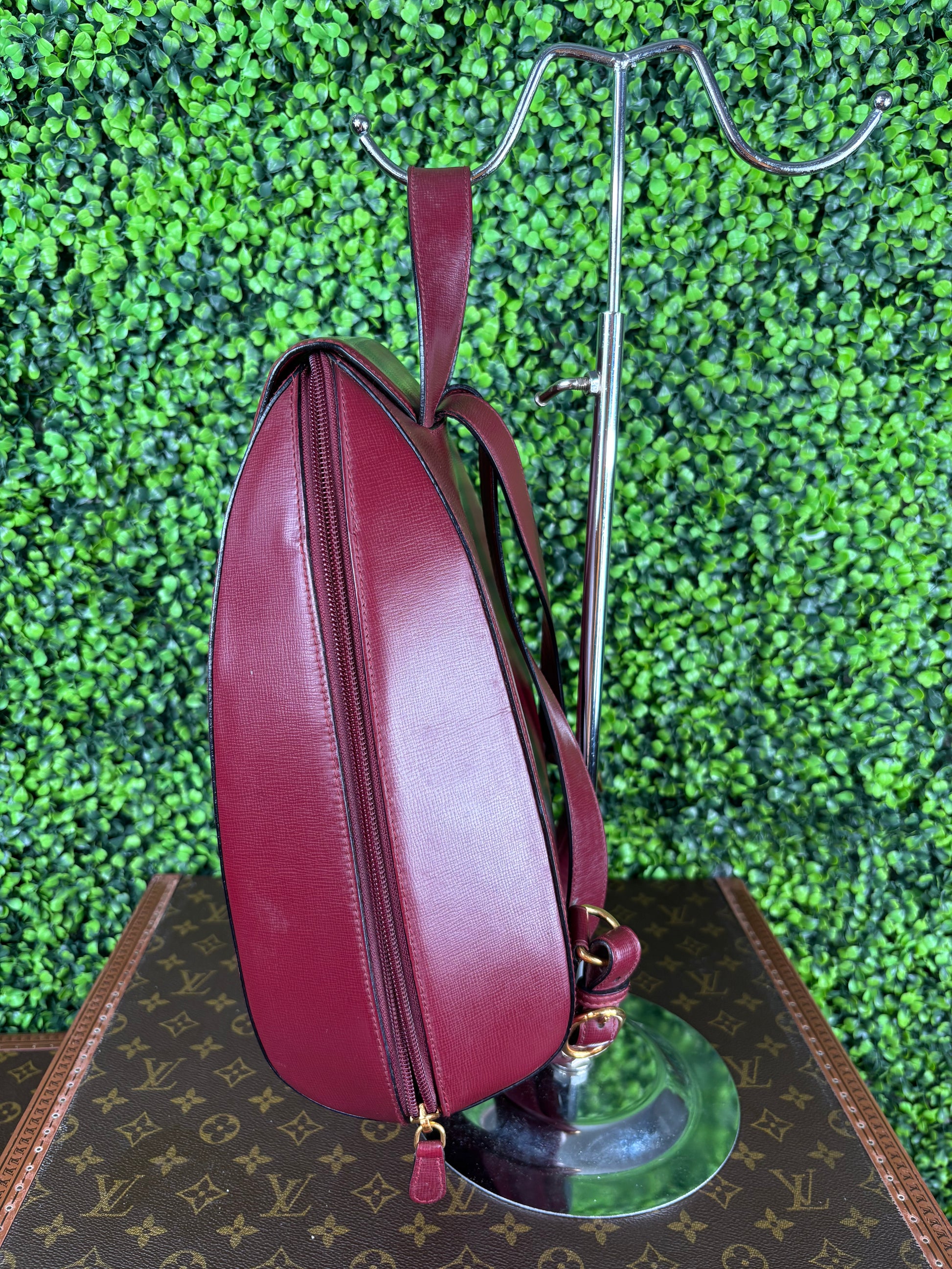 Cartier Red Burgundy Backpack