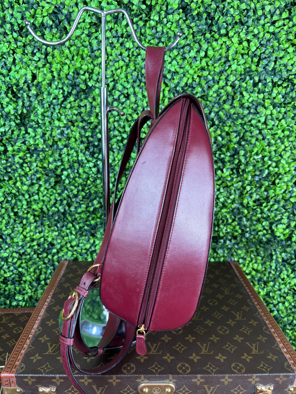 Cartier Red Burgundy Backpack