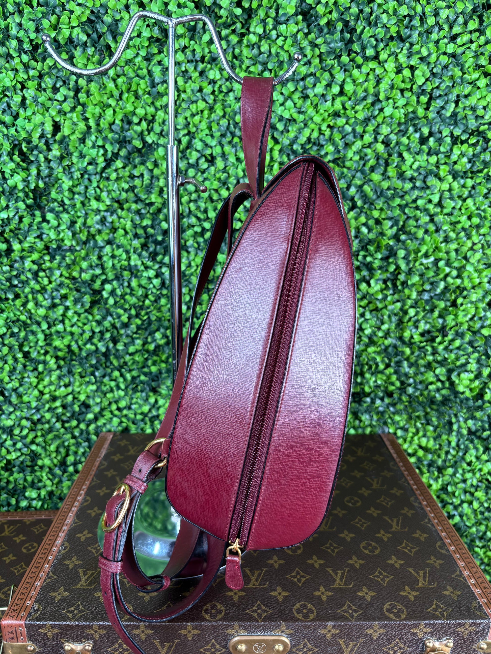 Cartier Red Burgundy Backpack