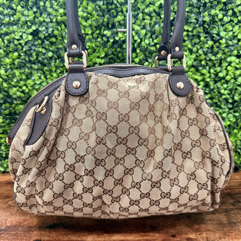 Gucci GG Canvas Sukey Brown