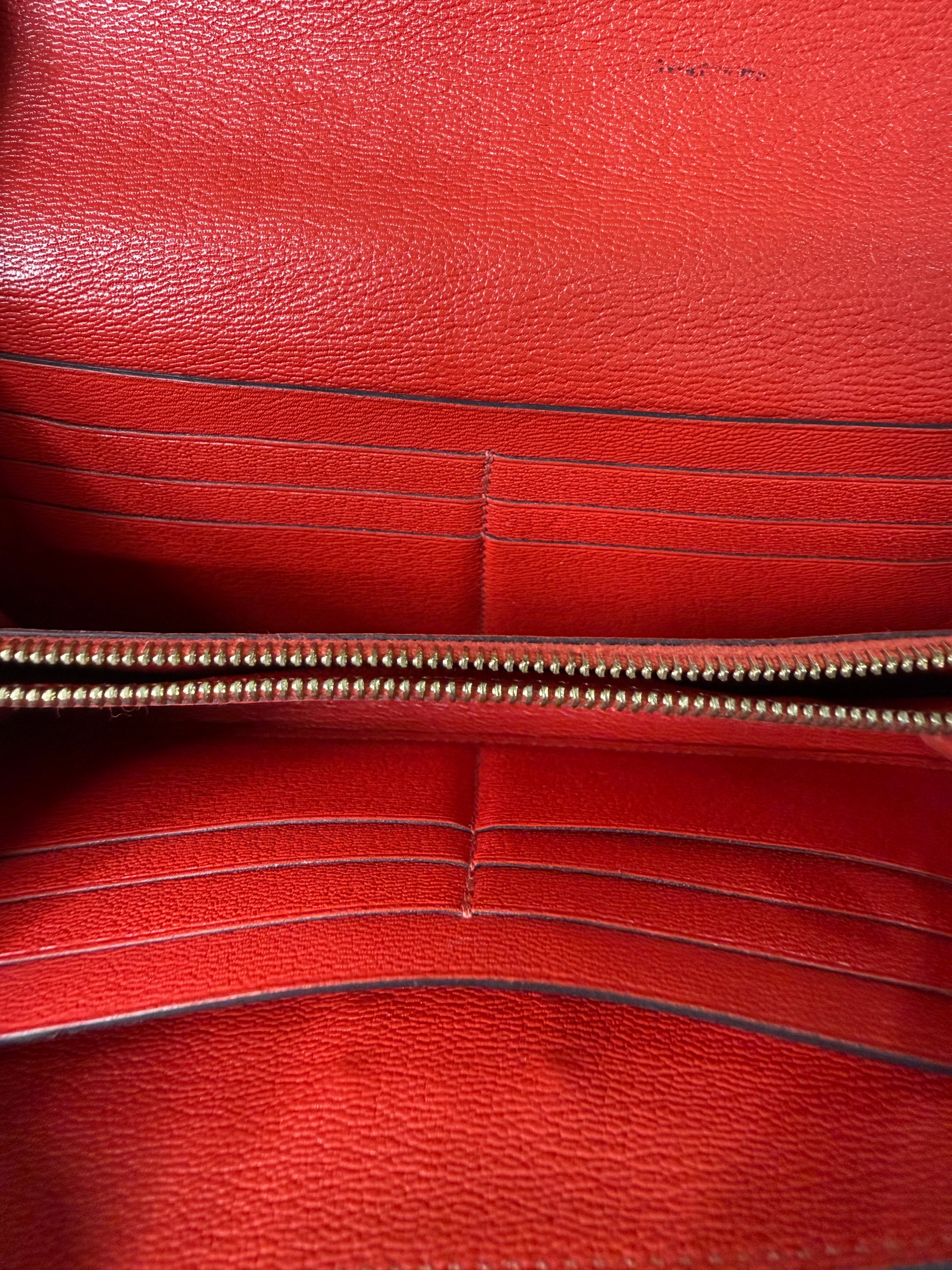 Hermes Red Kelly Clutch