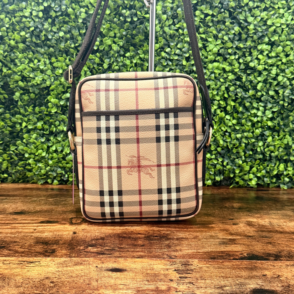 Burberry Haymarket Check Canvas Bag