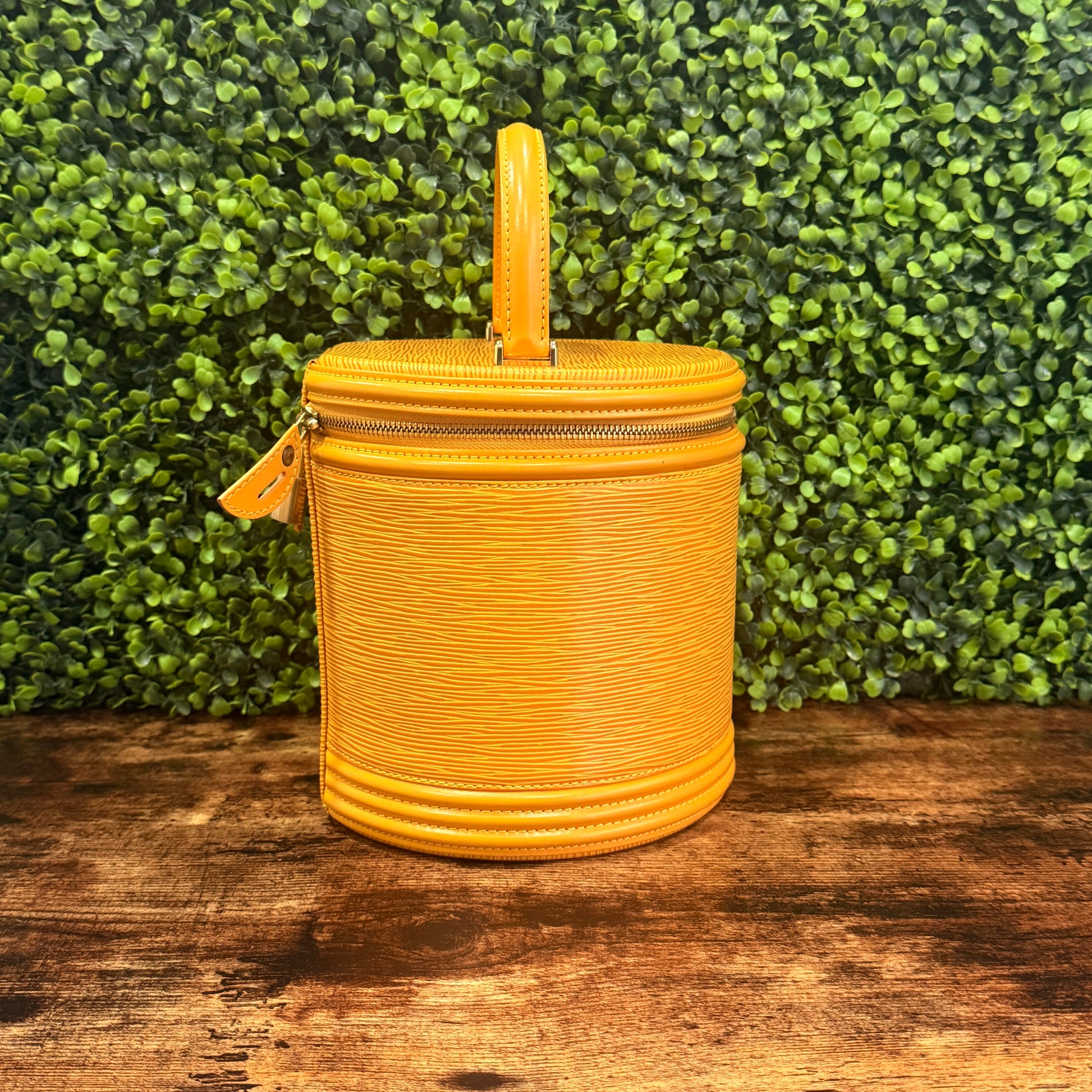 Louis Vuitton Yellow Epi Cannes Handbag