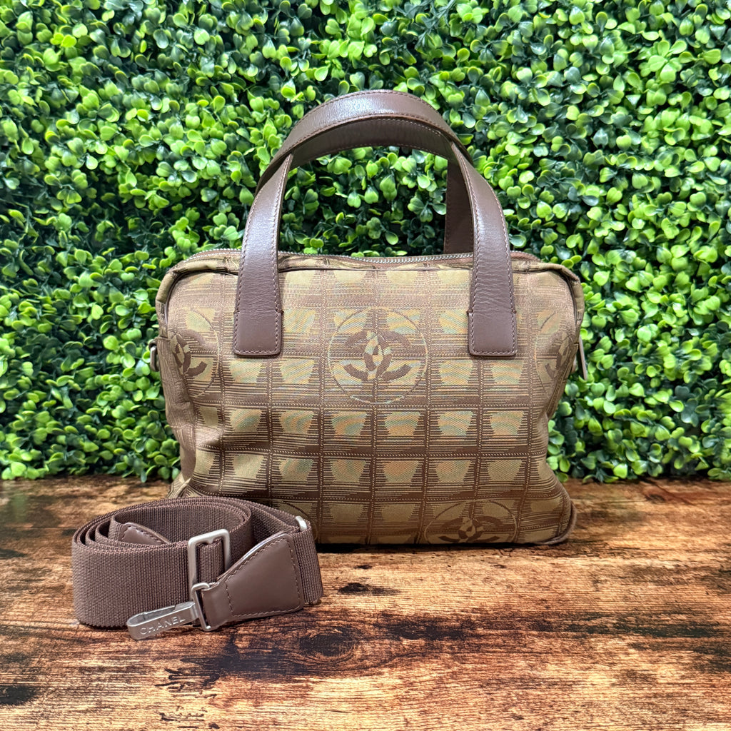 Chanel Choco Bar Travel Line Tote