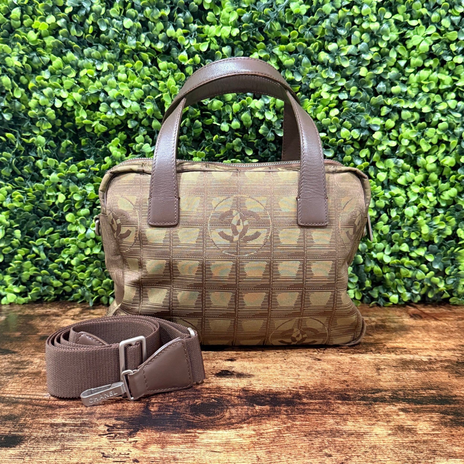 Chanel Choco Bar Travel Line Tote
