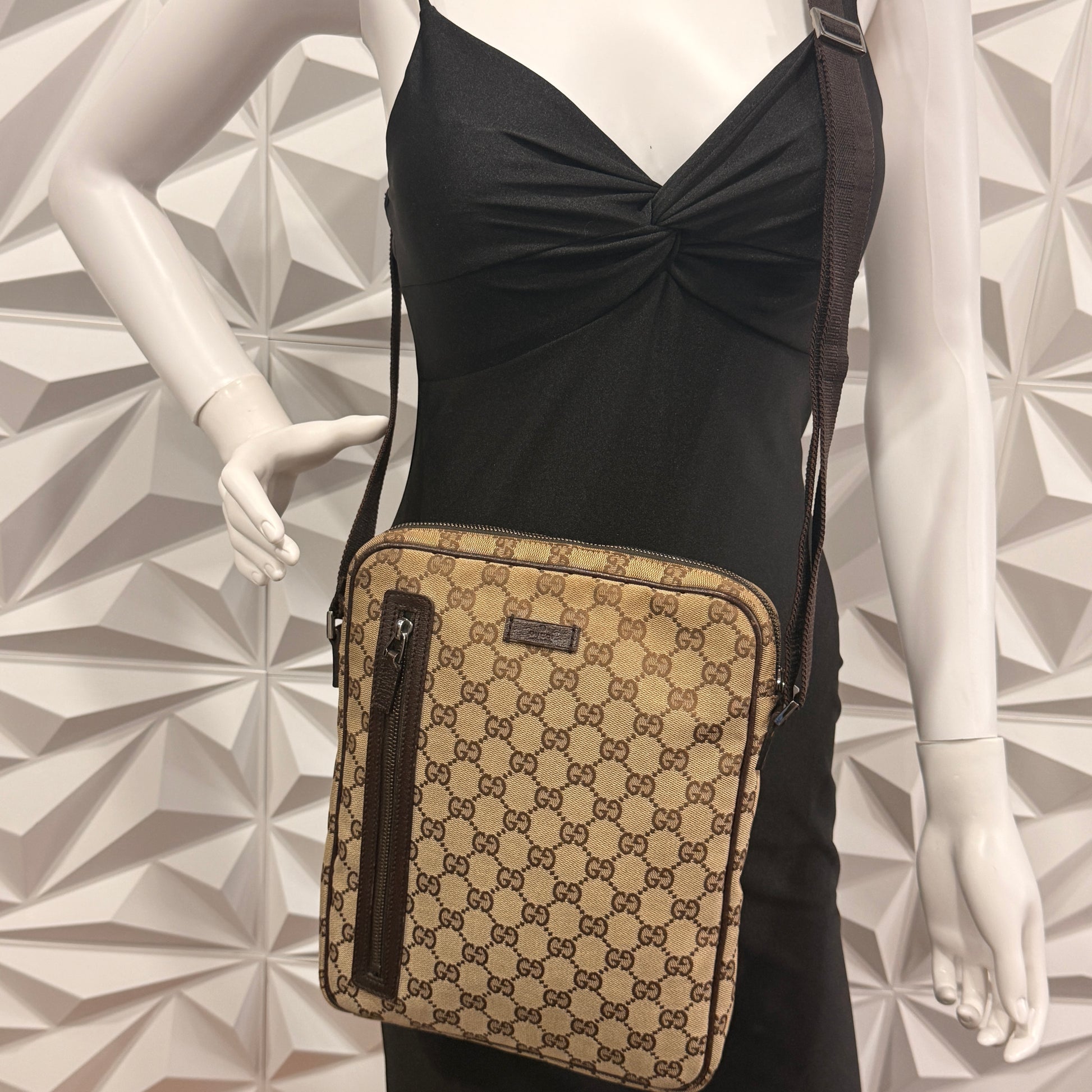 Gucci Vintage GG Canvas Crossbody