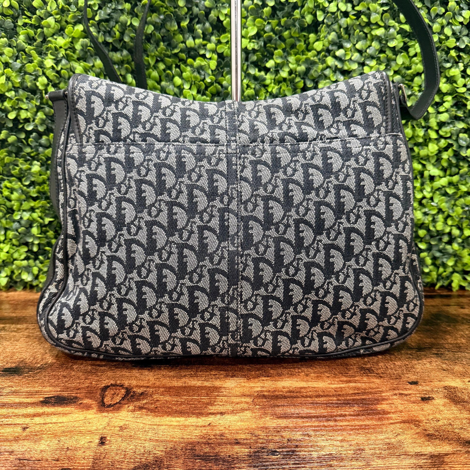 Dior Vintage Oblique Canvas Bag