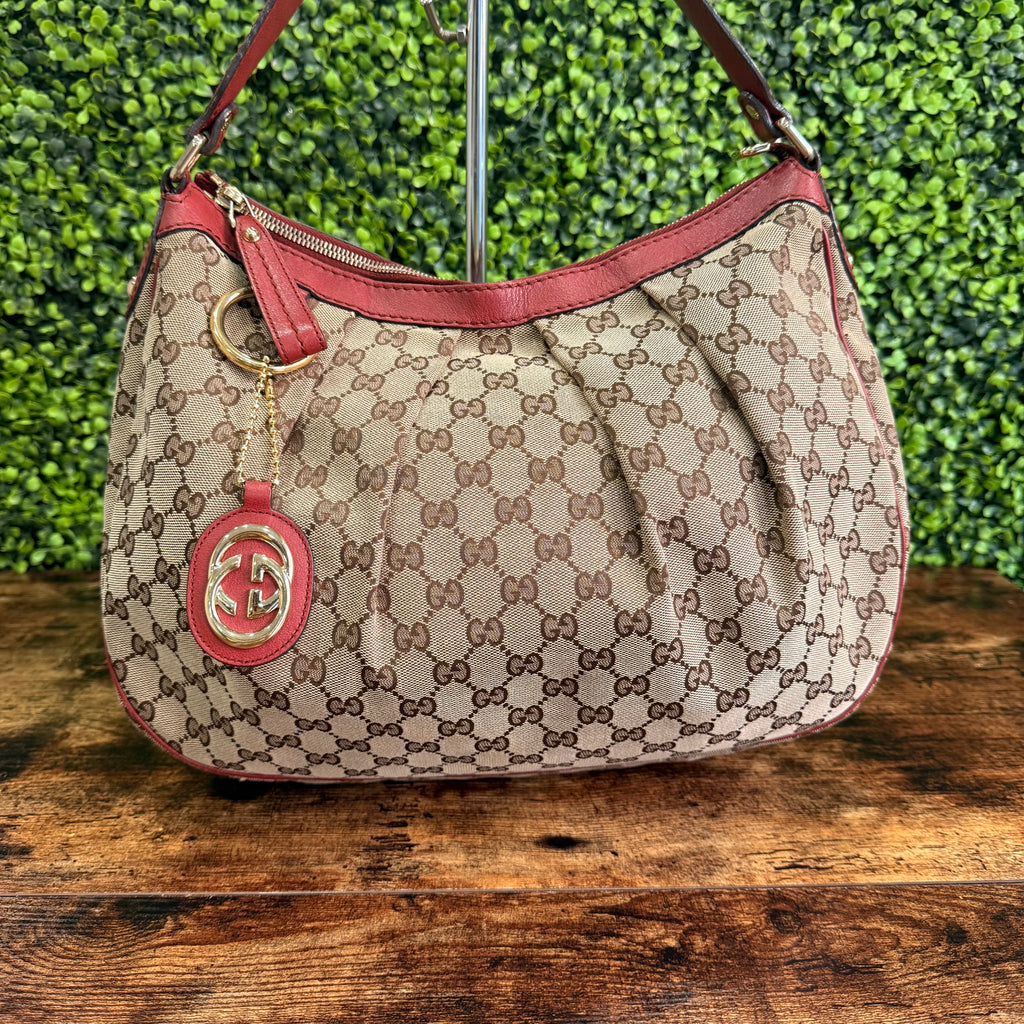 Gucci Sukey Canvas Hobo Medium