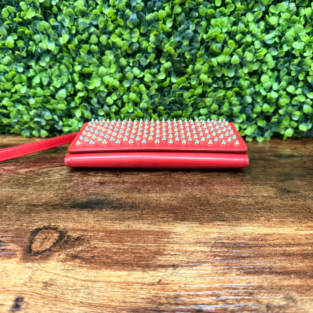 Louboutin Wristlet Wallet Red