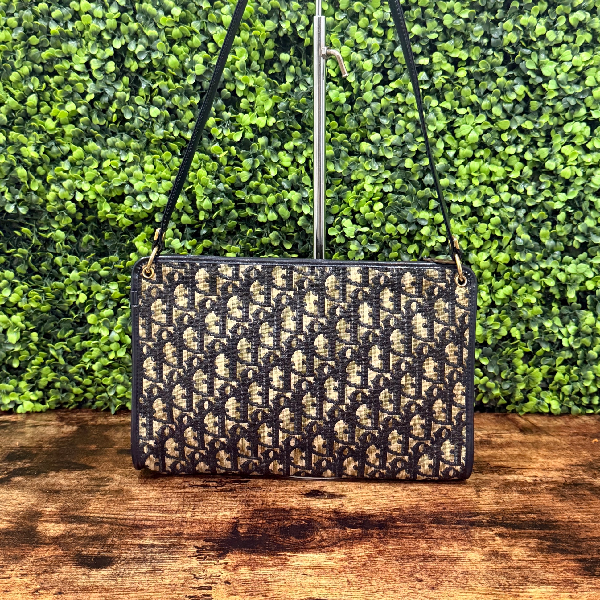 Dior Vintage Trotter Bag Navy