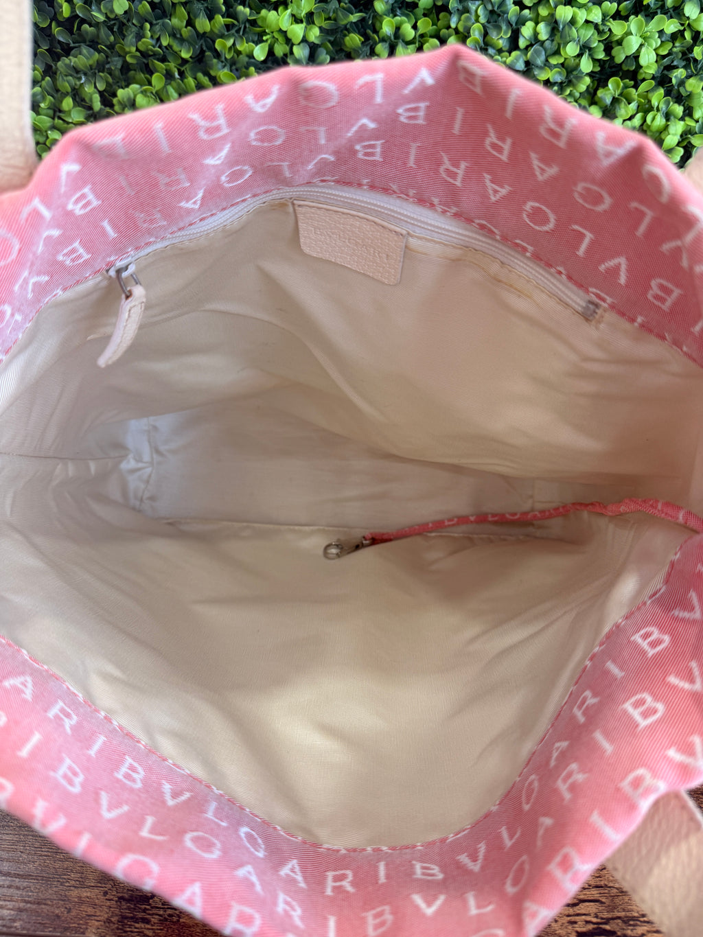 Bvlgari Pink Logomania Tote Bag