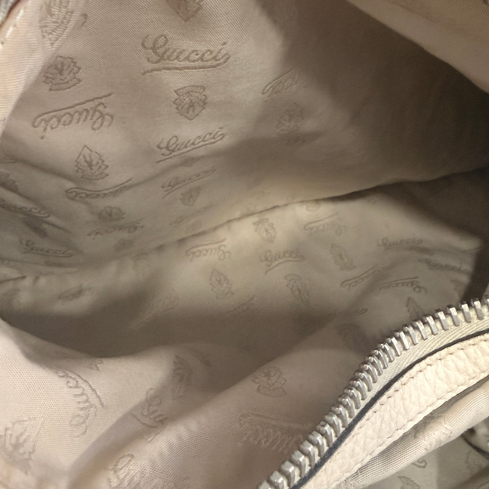 Gucci GG Canvas Bamboo Bar Tote