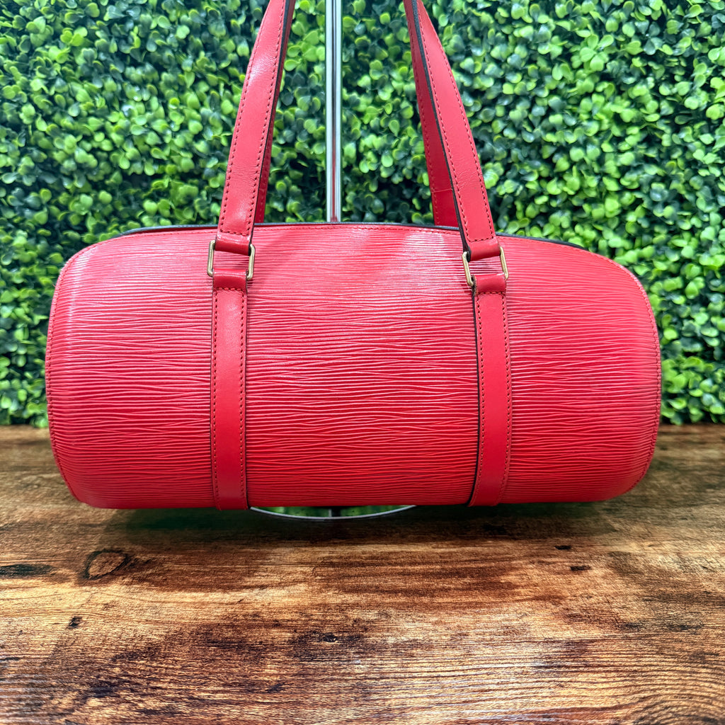 Louis Vuitton Red Pavilion Bag Epi