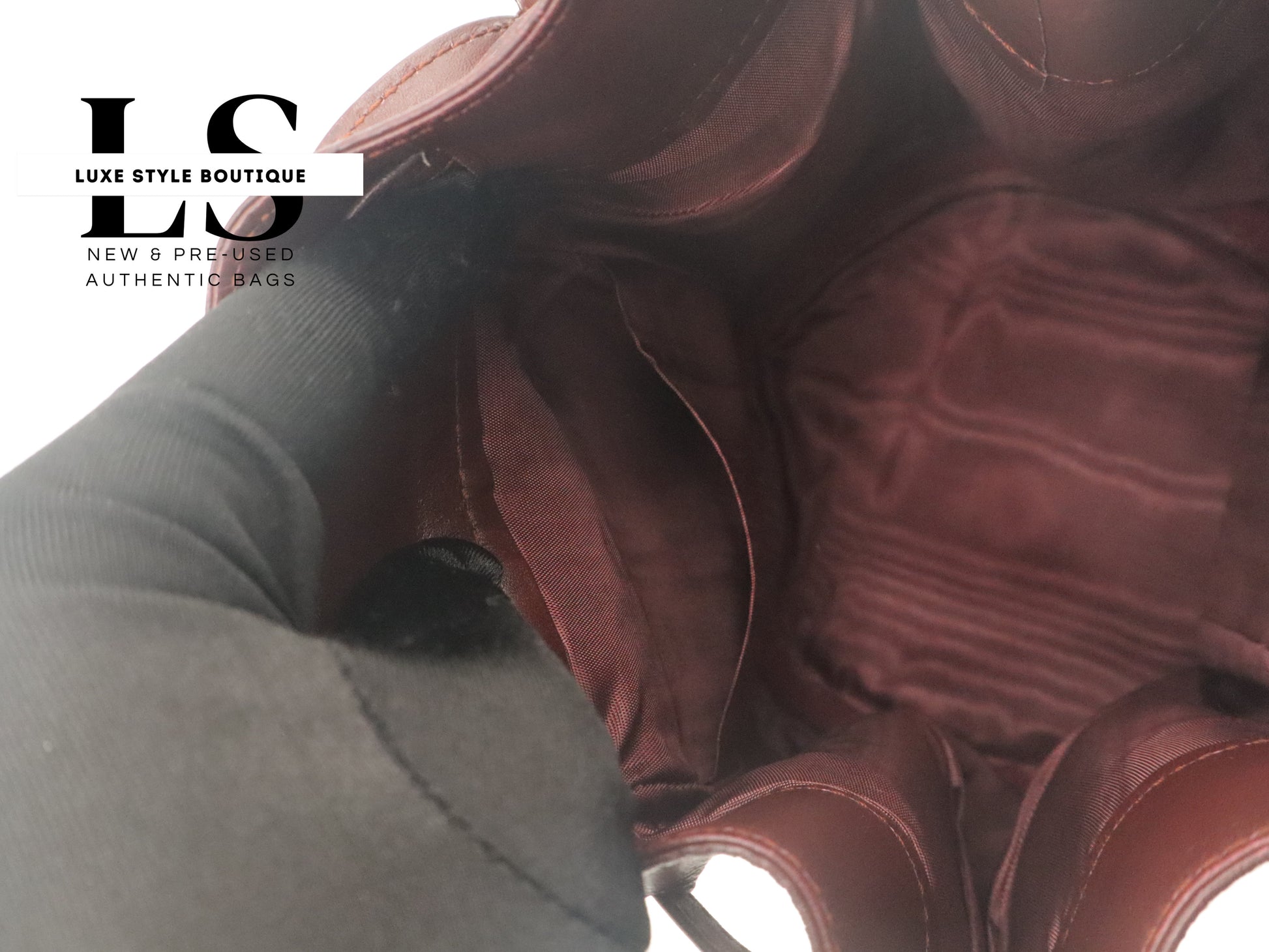 Cartier Must Vintage Leather Bucket Bag