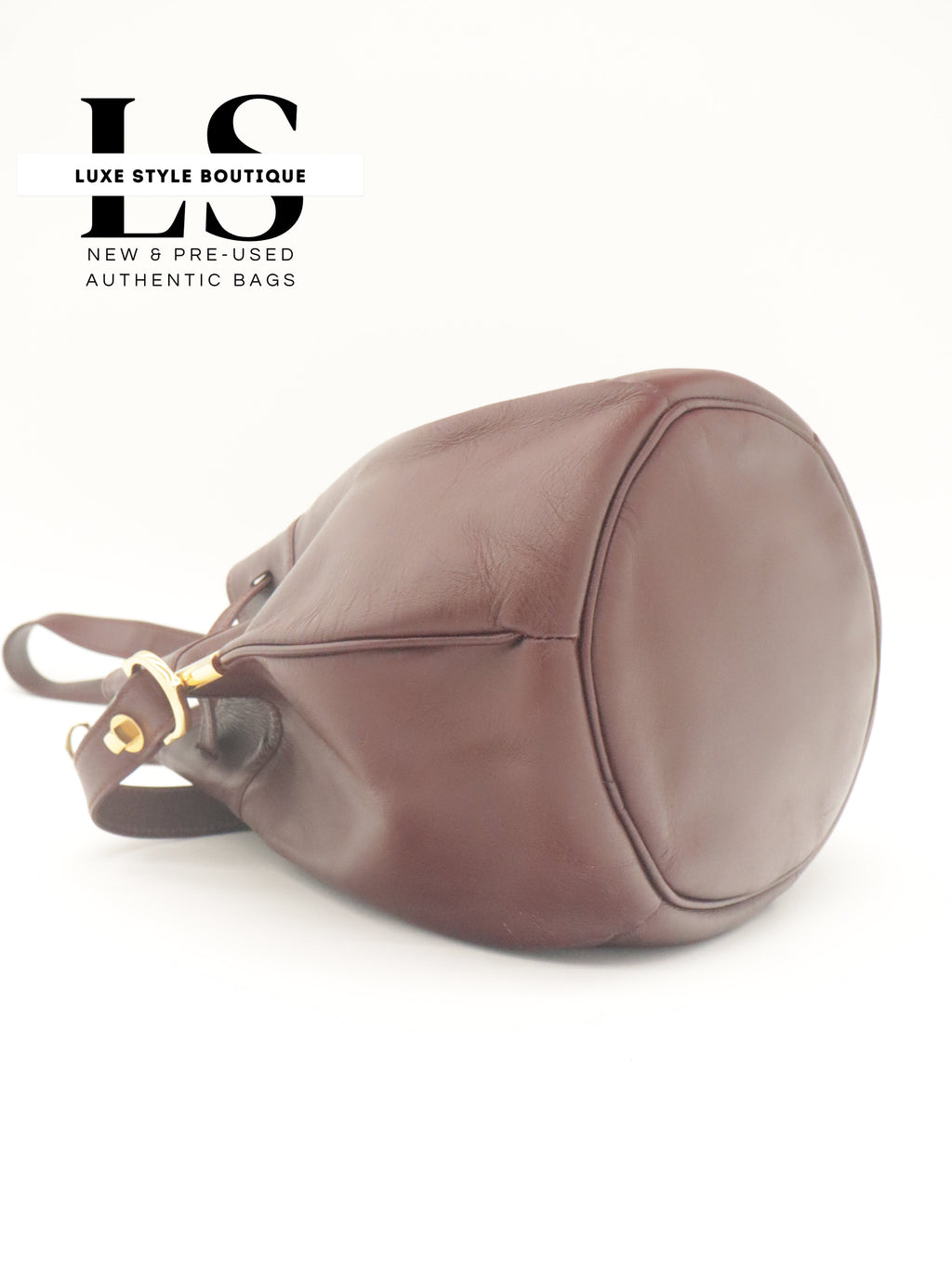 Cartier Must Vintage Leather Bucket Bag