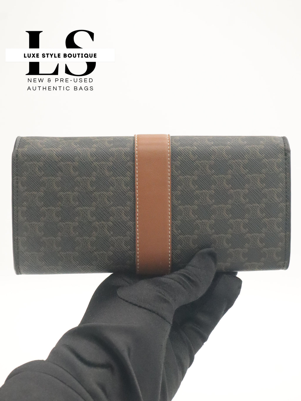 Celine Triomphe Large Flap Wallet