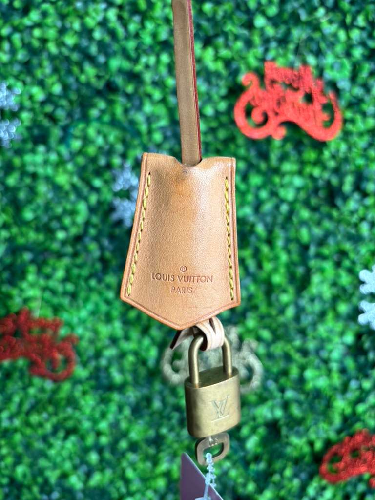 Louis Vuitton Cloche Cle Beige w/Padlock & Key