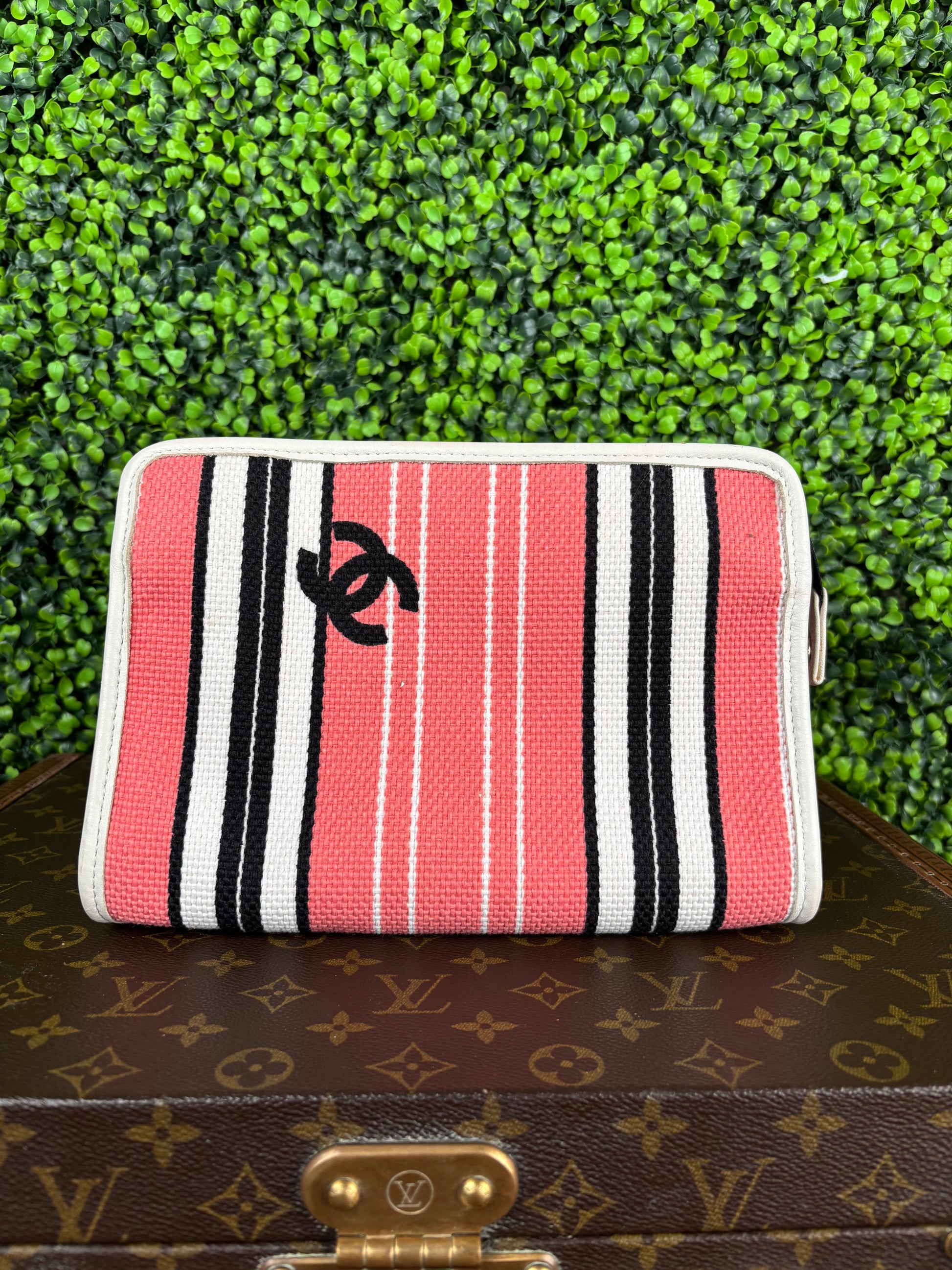 Chanel Coco Mark Pink Canvas