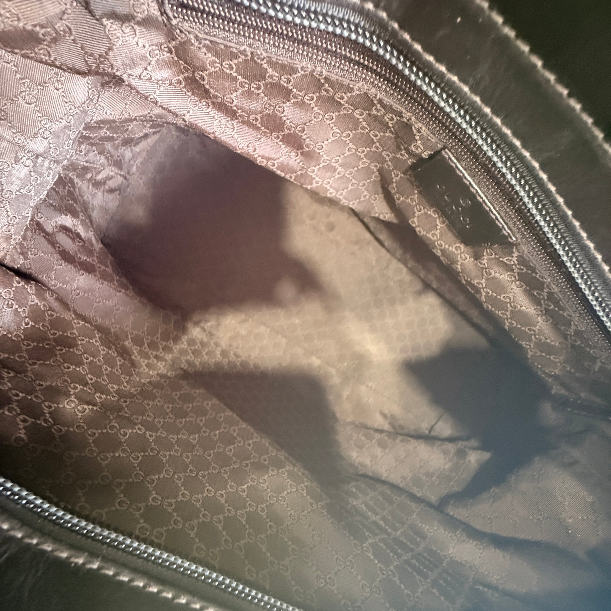 Gucci Vintage Web Sherry Line Tote Bag