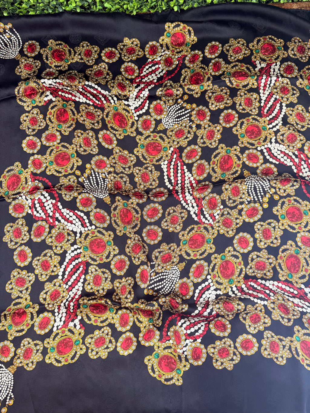 Chanel Bijoux Print Silk Scarf