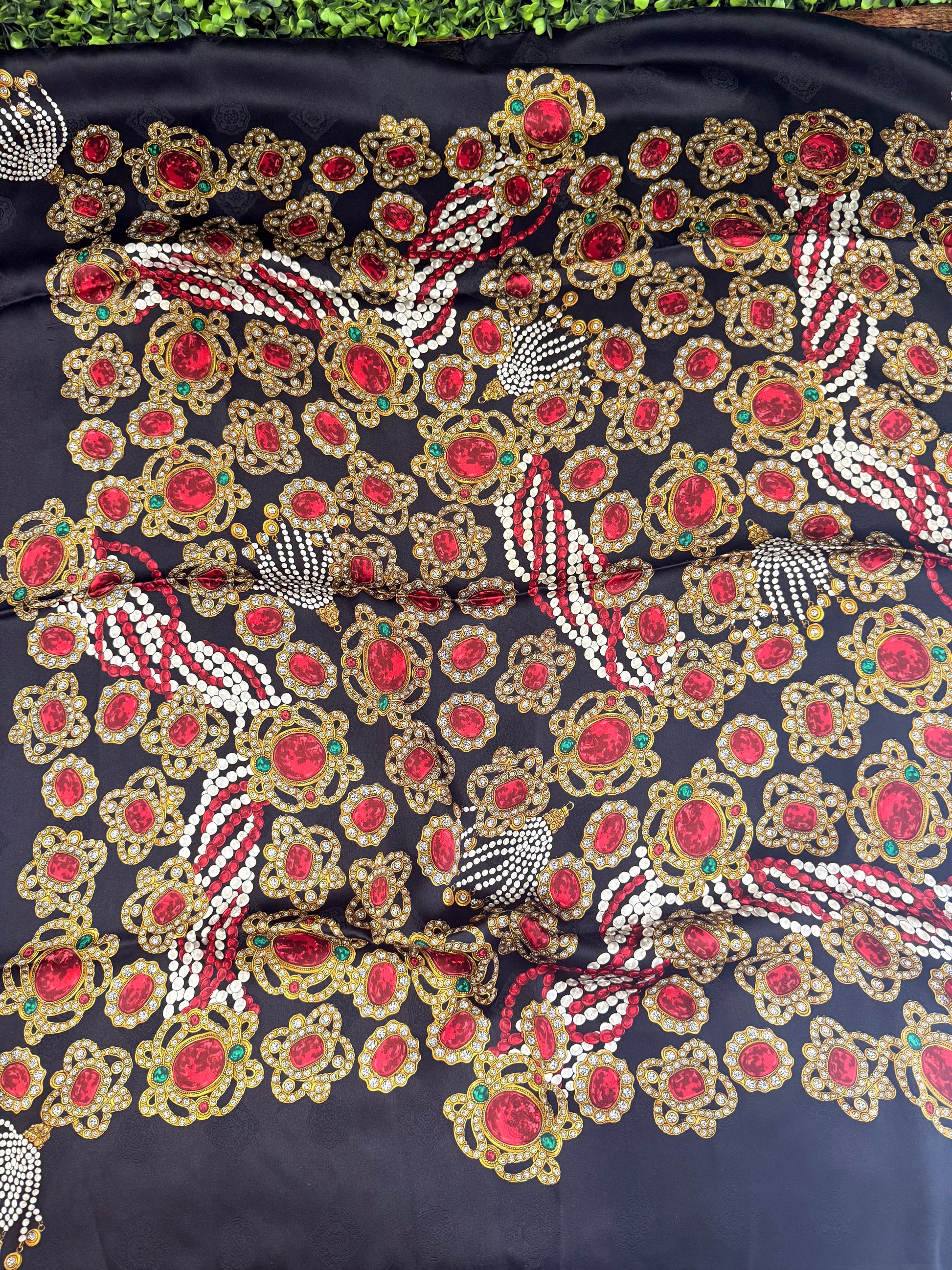 Chanel Bijoux Print Silk Scarf