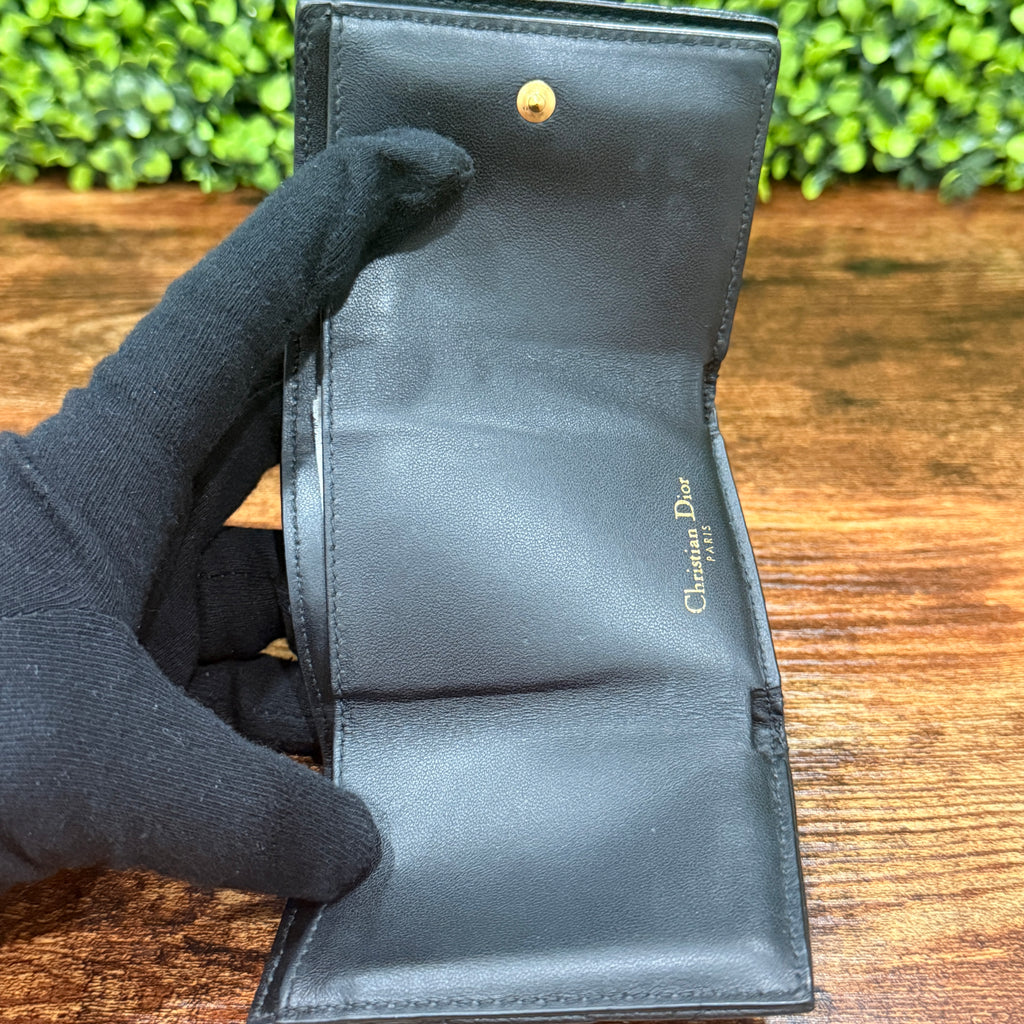 Dior Caro Tri-Fold Wallet