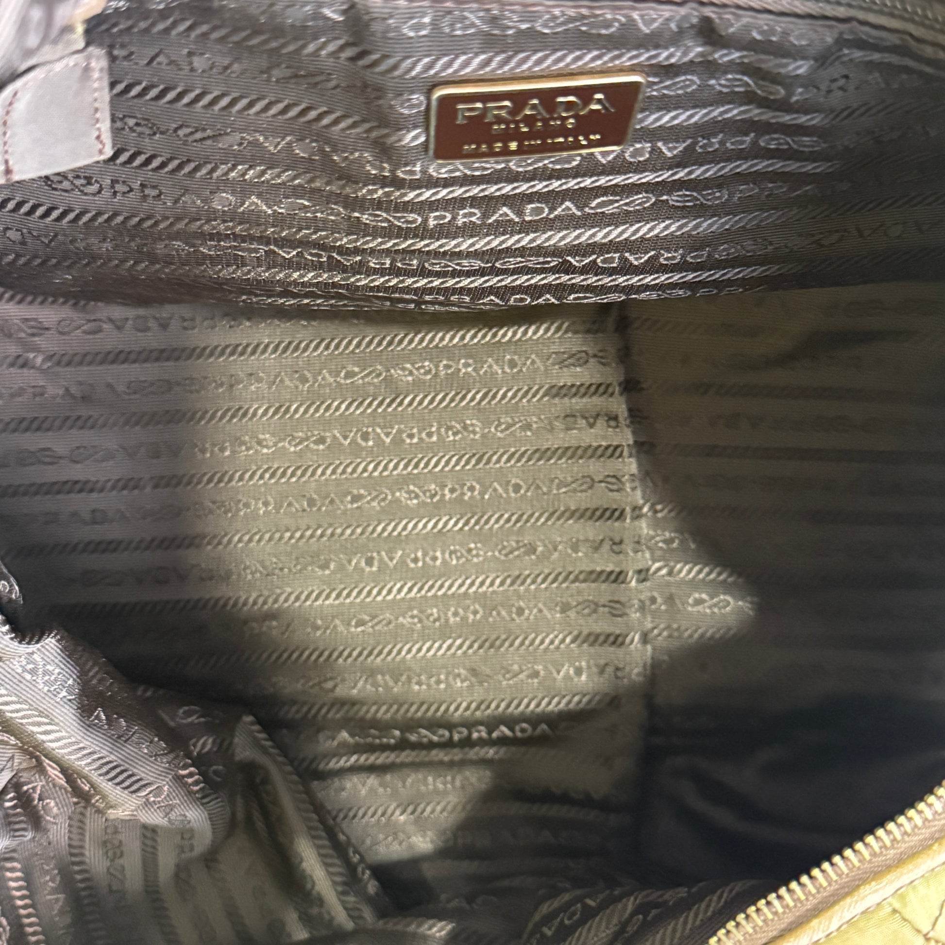 Prada Quilted Nylon Handbag