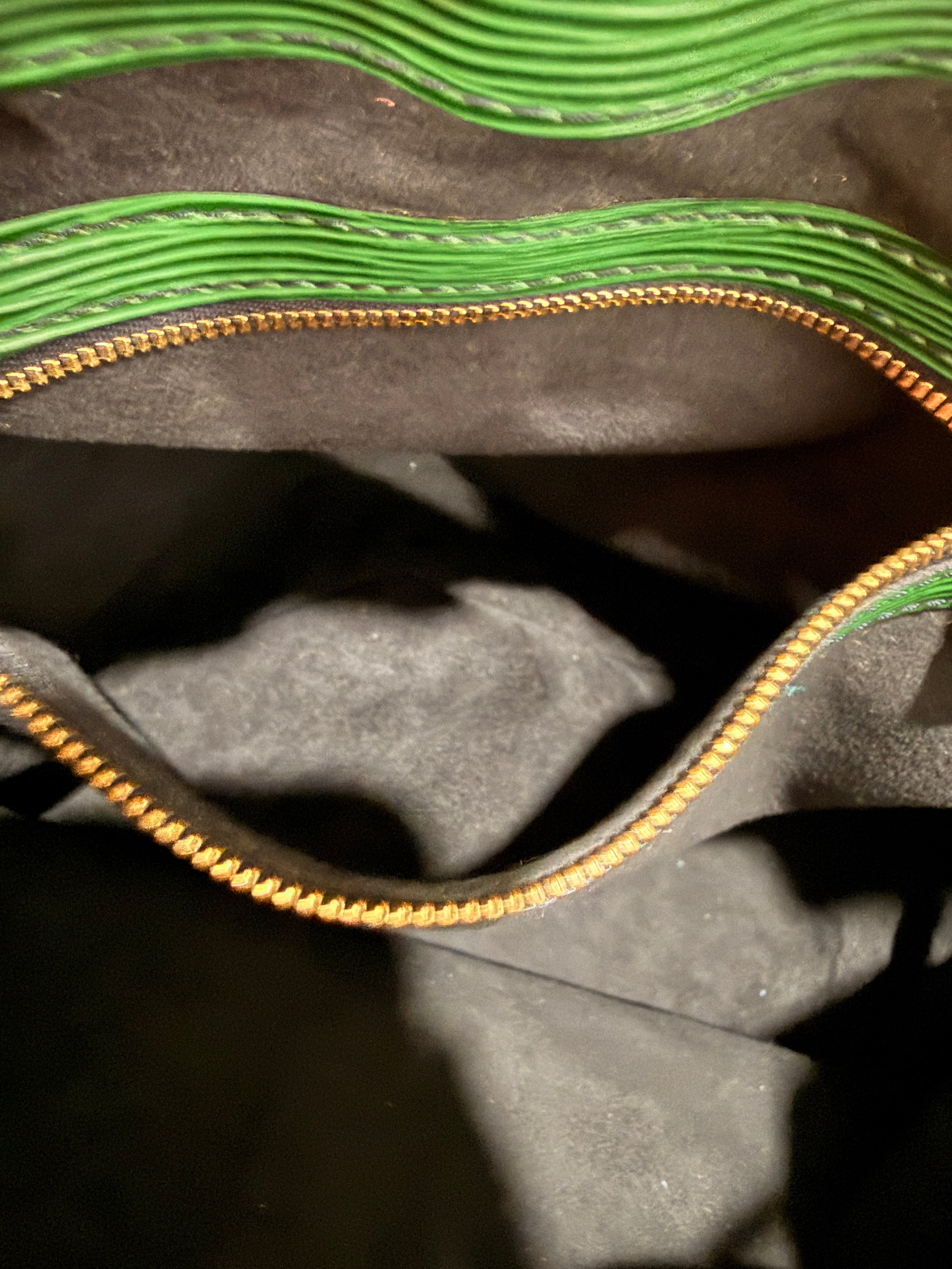 Louis Vuitton Petit Noe Green Epi Leather