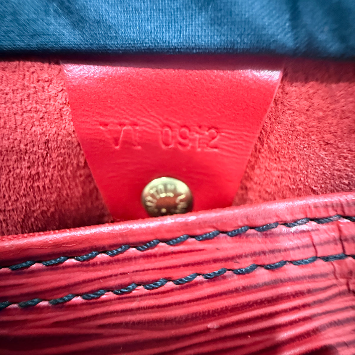 Louis Vuitton Red Speedy 30 Epi