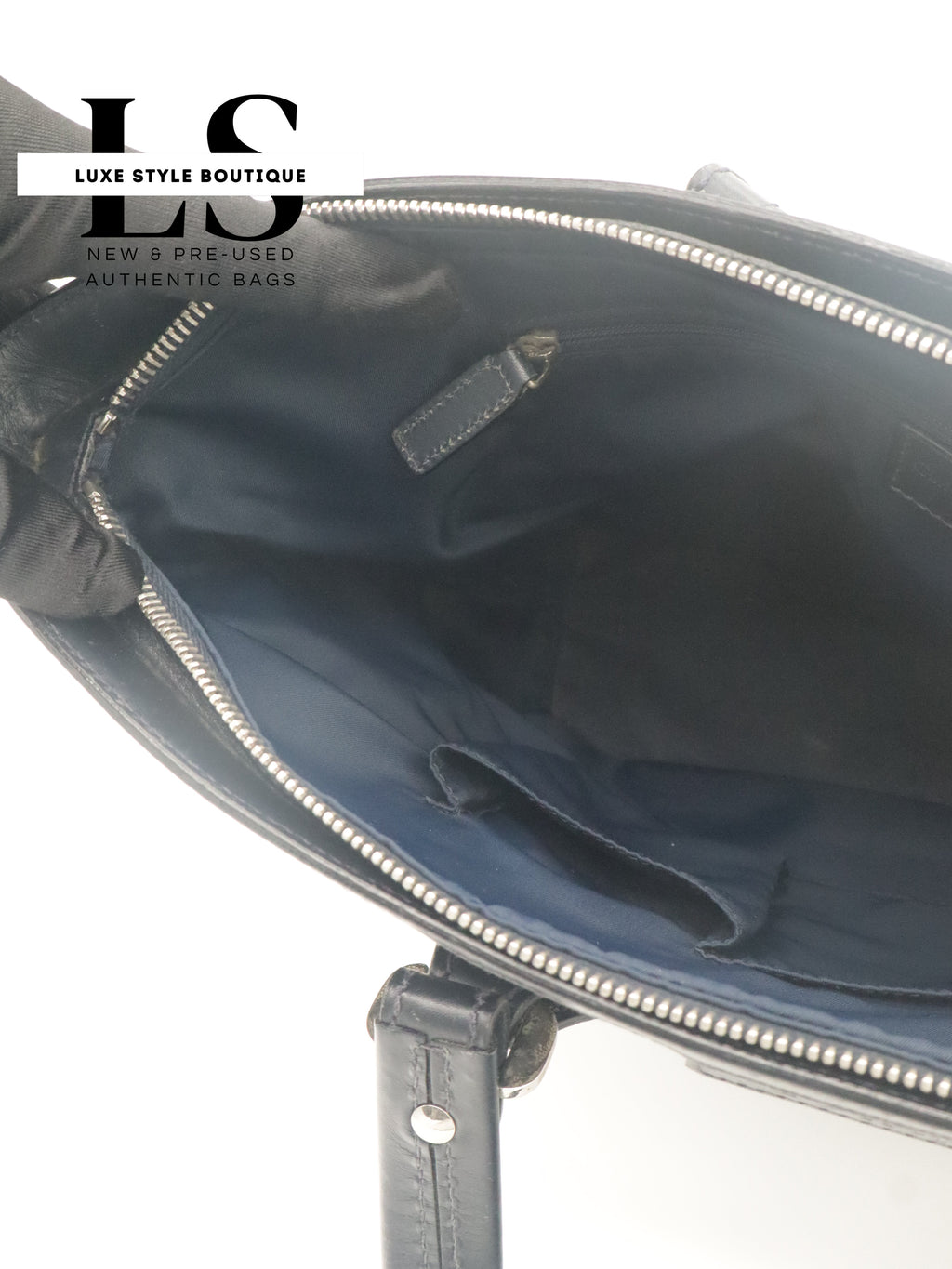 Dior Diorissimo Canvas Trotter Navy Blue