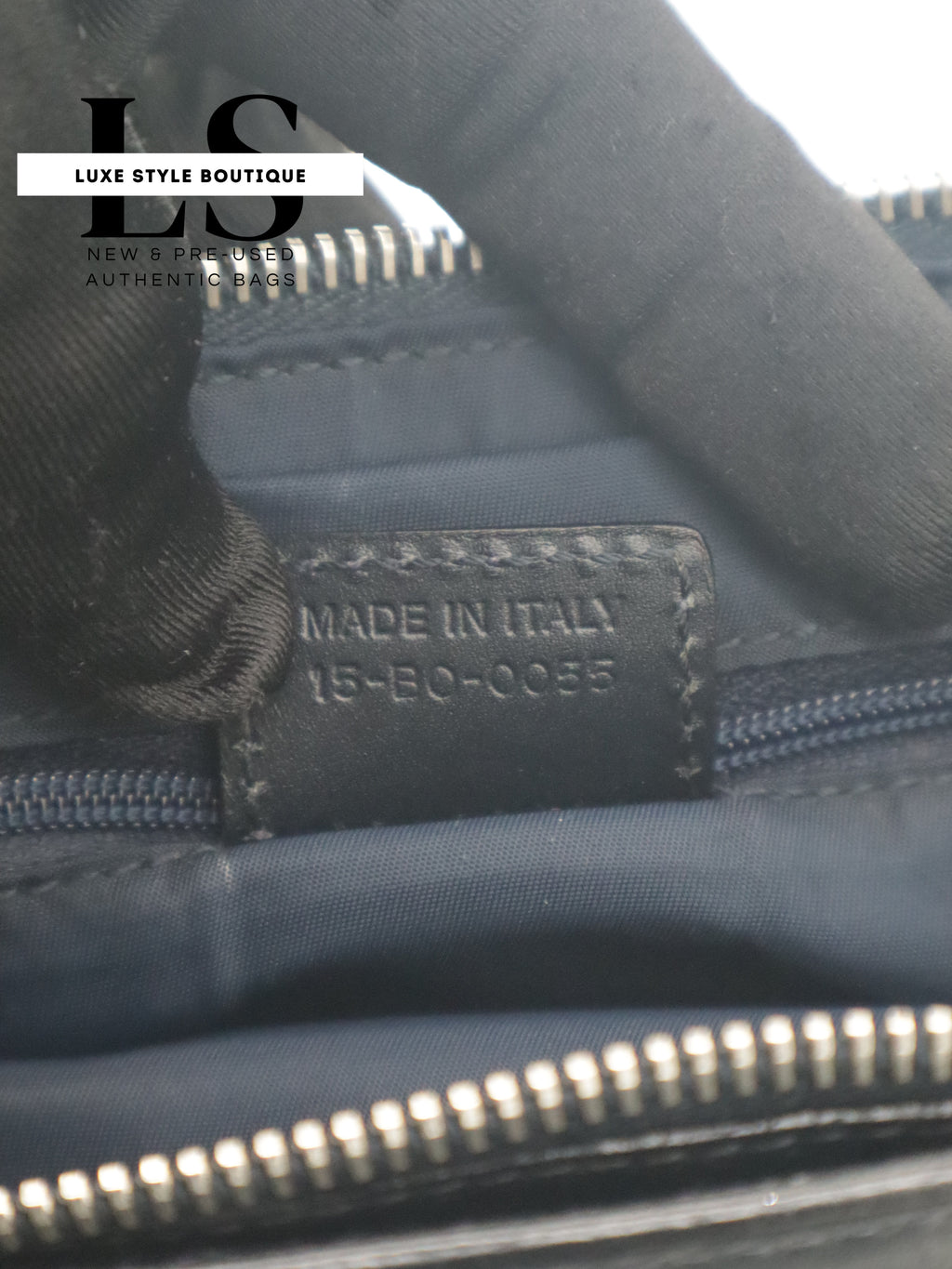 Dior Diorissimo Canvas Trotter Navy Blue